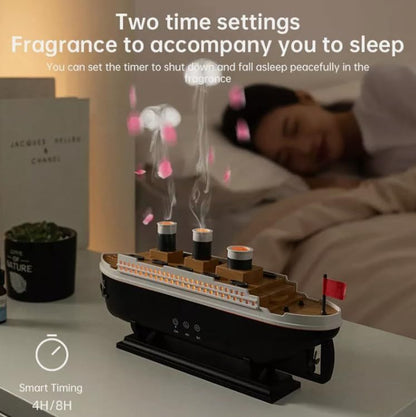 Titanic Steam Ship Design Humidifier & Essential Oil Diffuser