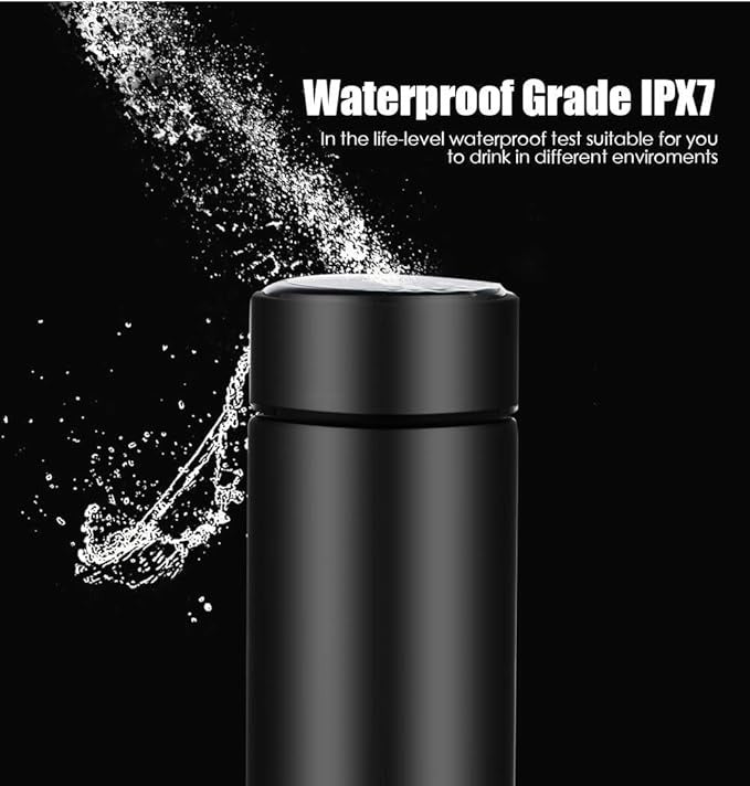 Vacuum Flask LED Temperature Display Water Bottle