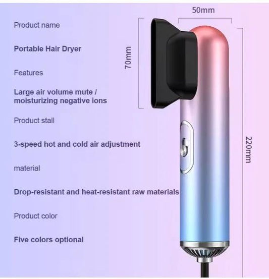 Compact Travel Hair Dryer