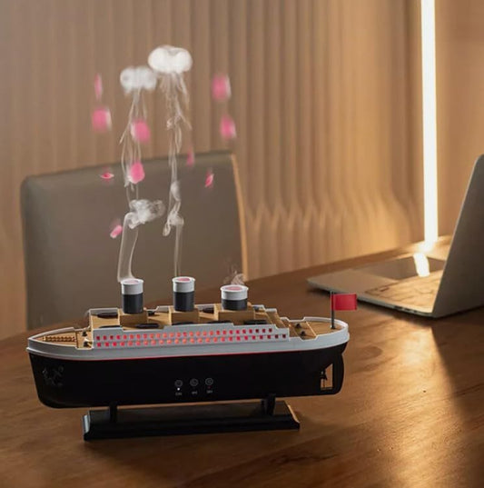 Titanic Steam Ship Design Humidifier & Essential Oil Diffuser