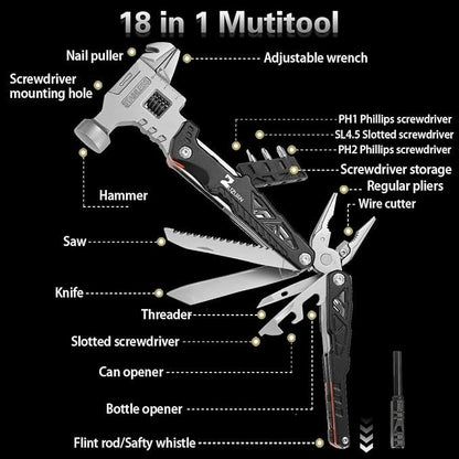 Upgraded 18-in-1 Multitool