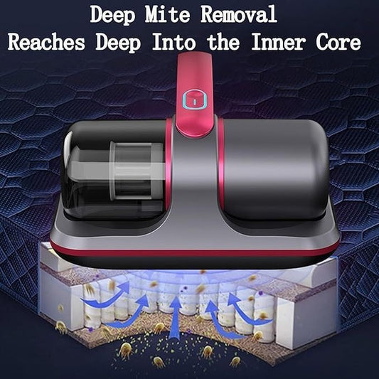 Bed Vacuum Cleaner with UV Light & Strong Suction