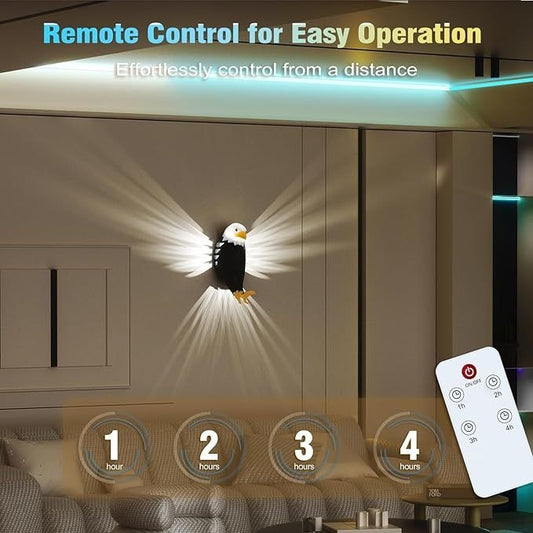 3D Eagle Wall Light Decoration