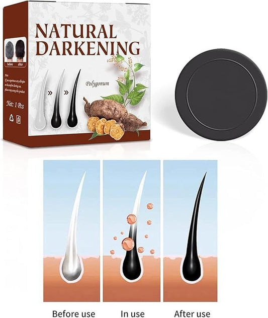 Natural Hair Darkening Shampoo Bar