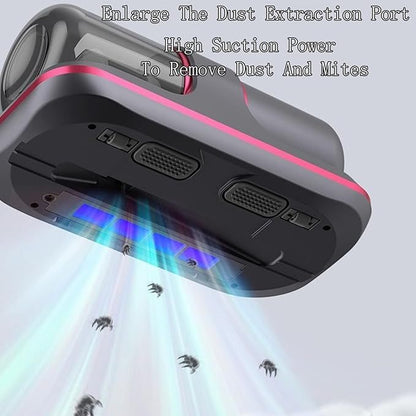 Bed Vacuum Cleaner with UV Light & Strong Suction