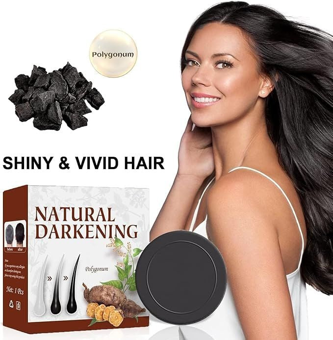 Natural Hair Darkening Shampoo Bar
