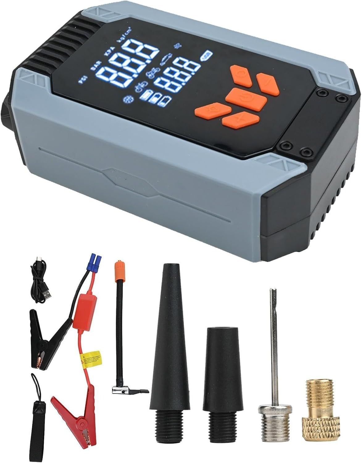 Portable 7200A Car Jump Starter with Air Pump & Power Bank