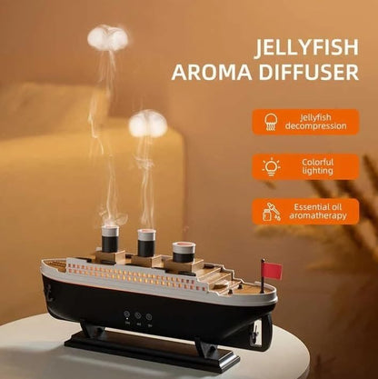 Titanic Steam Ship Design Humidifier & Essential Oil Diffuser