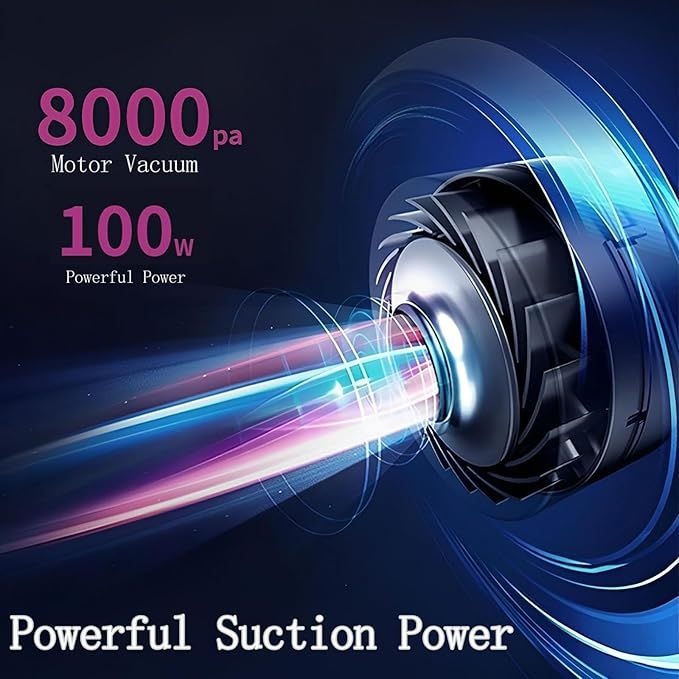 Bed Vacuum Cleaner with UV Light & Strong Suction