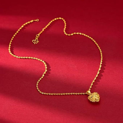 Gold Plated Heart Necklace for Women