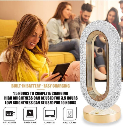 USB Rechargeable Crystal Touch Lamp