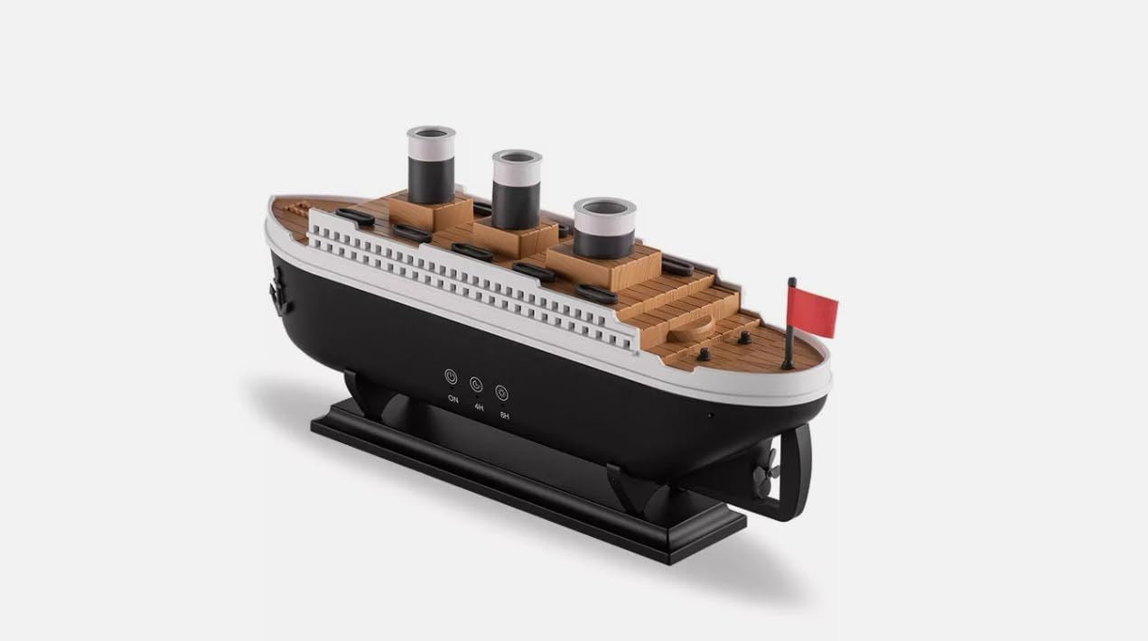 Titanic Steam Ship Design Humidifier & Essential Oil Diffuser