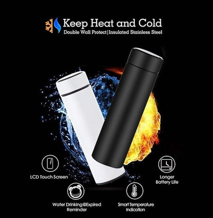 Vacuum Flask LED Temperature Display Water Bottle