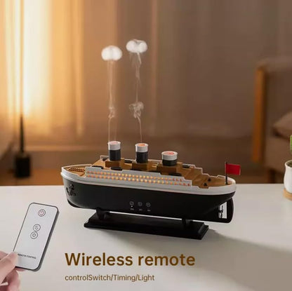Titanic Steam Ship Design Humidifier & Essential Oil Diffuser